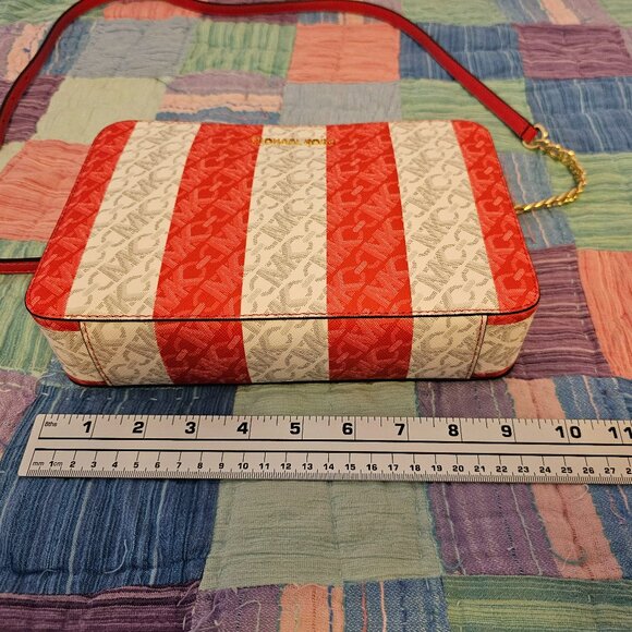 MICHAEL KORS  Michael Jet Set Logo Large East West Crossbody - Picture 7 of 7